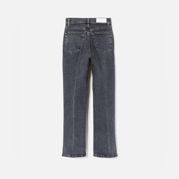 NWT RE/DONE 70's Crop Boot Jeans Stone Noir Size 25